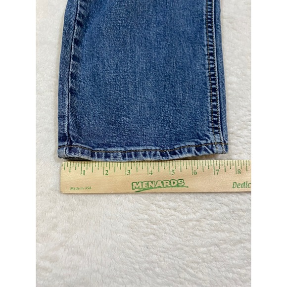 Levis 550 Relaxed Fit Mens Blue Jeans 38x36 Medium Wash Stretch 18181-0550 - Picture 3 of 10